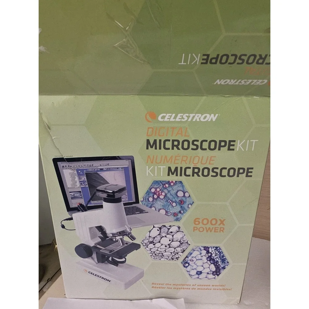 Celestron Digital Microscope Kit Model 44320‎ 600X